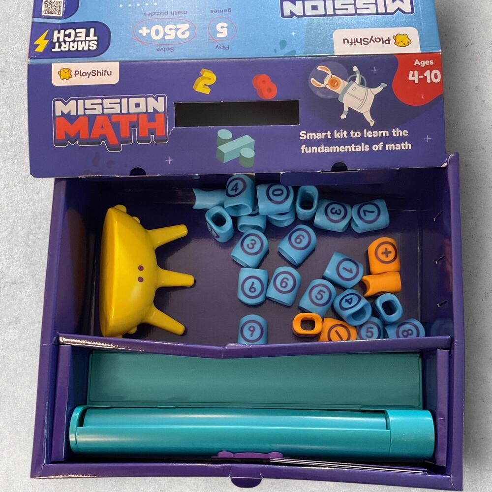 PlayShifu Mission Math Smart Learning Kit Ages 4-10 STEM Math Game - Picture 2 of 4